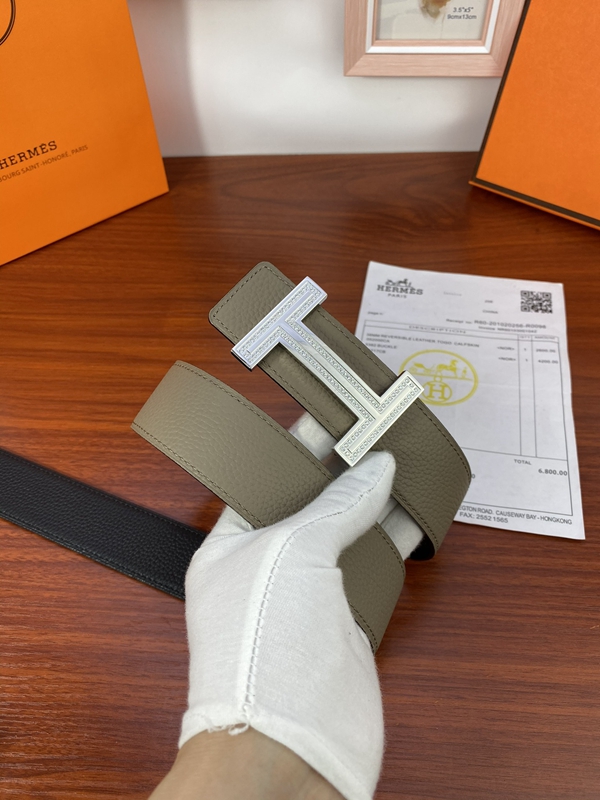 エルメス激安ベルト角部分ディテール